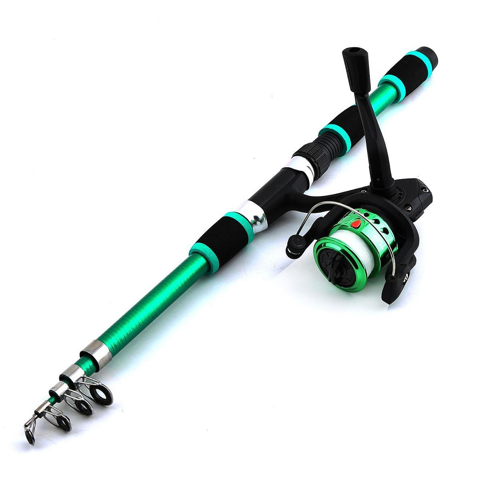 Fishing Kit Compact - Kids Telescopic Fishing Rod and Reel