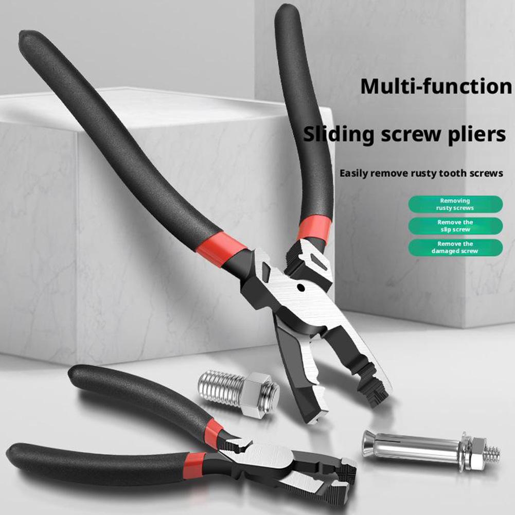Multi Tool Plier - NEW Multi-Function Use Sliding Tooth Screw