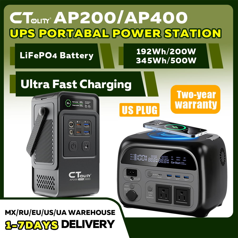 CTOLITY AP200 AP400 200W/500W  - Solar Emergency Charger ulasan dan harga