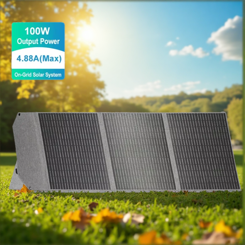 100W Foldable Solar Panel SP10 - Solar Emergency Charger ulasan dan harga