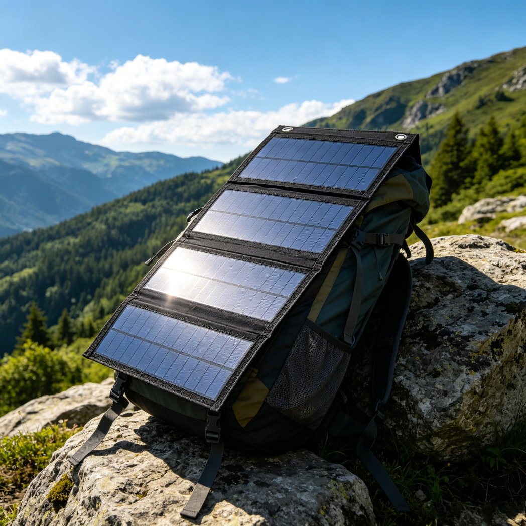 Backpack Carry Foldable Waterp - Solar Emergency Charger ulasan dan harga