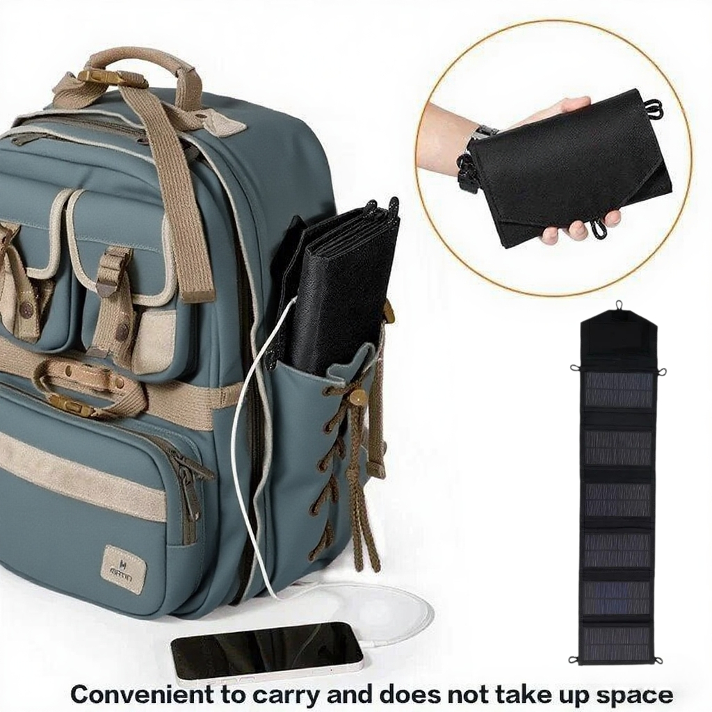 Backpack Carry Foldable Waterp - Solar Emergency Charger ulasan dan harga