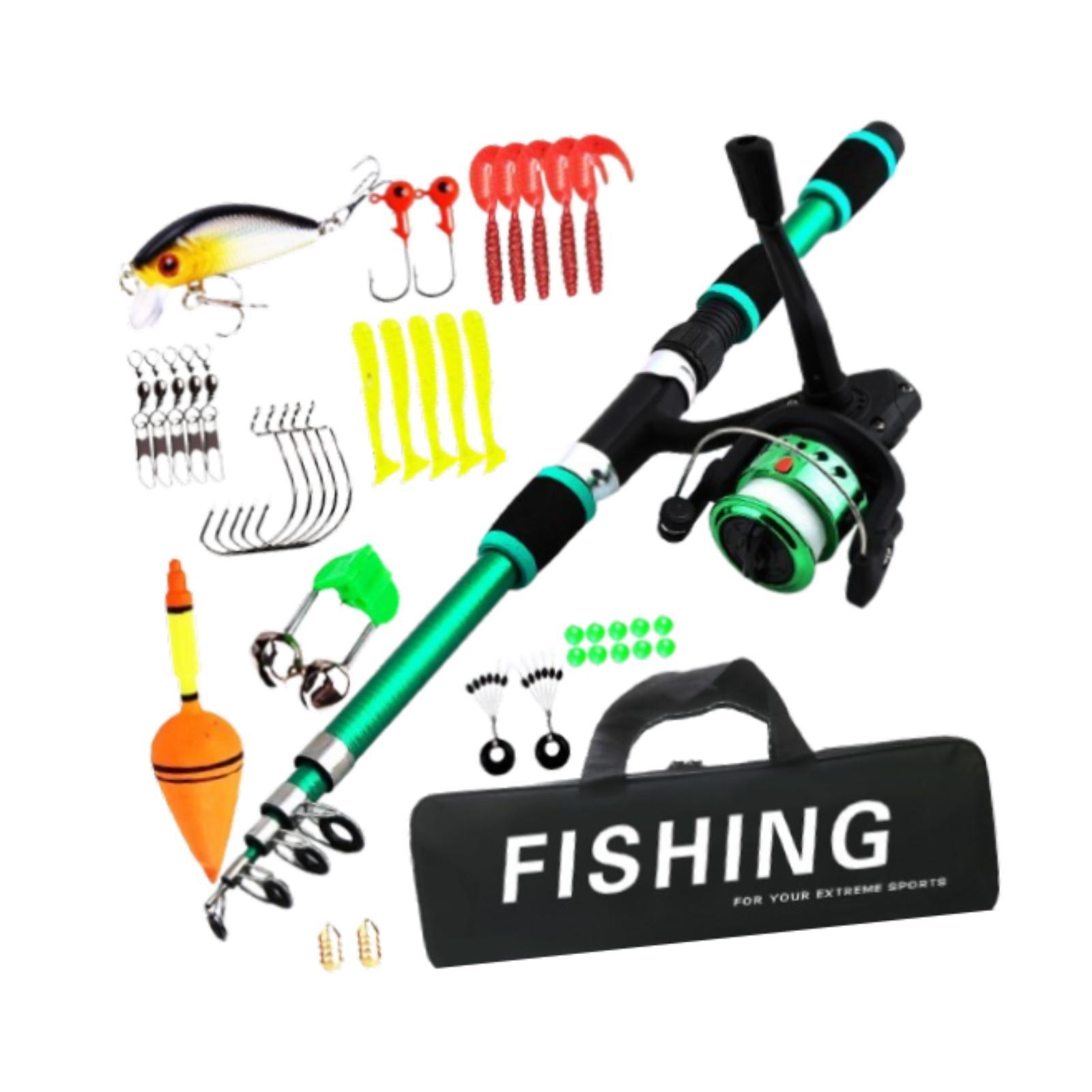 Kids Telescopic Fishing Rod an - Fishing Kit Compact ulasan dan harga