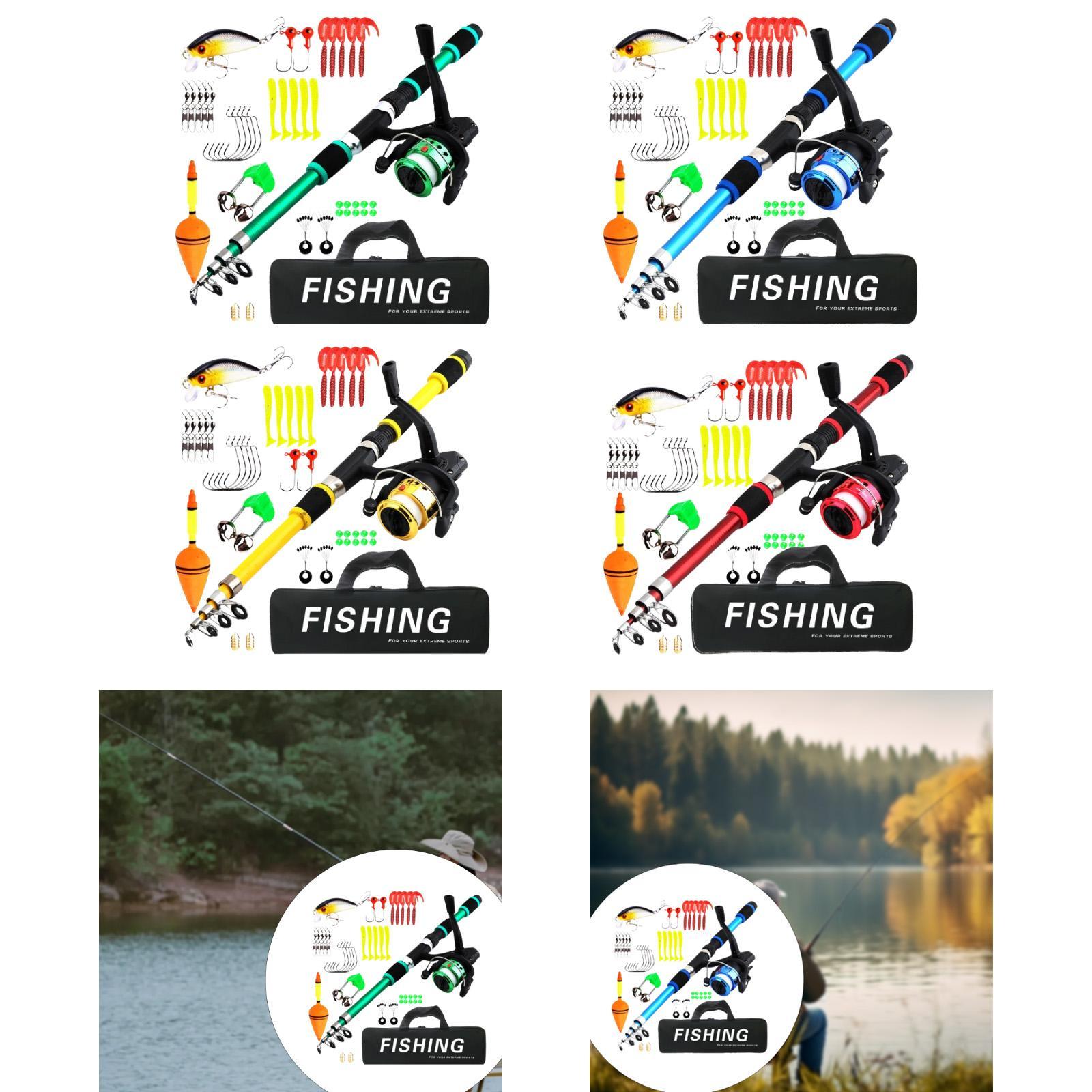 Kids Telescopic Fishing Rod an - Fishing Kit Compact ulasan dan harga
