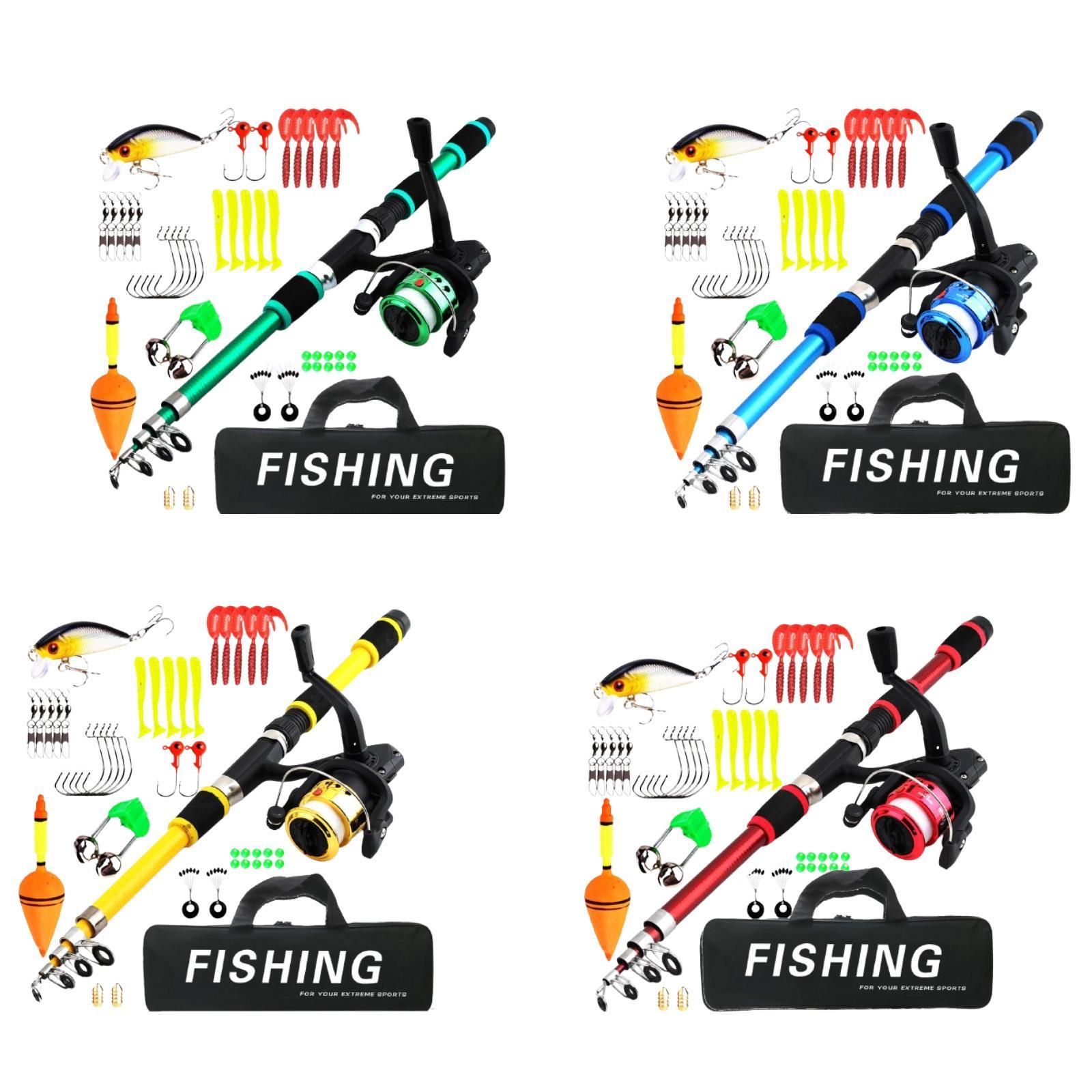 Kids Telescopic Fishing Rod an - Fishing Kit Compact ulasan dan harga