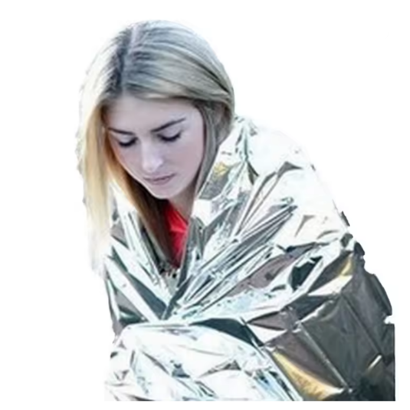 Reflective Mylar Heat Retentio - Survival Blanket Reflective ulasan dan harga