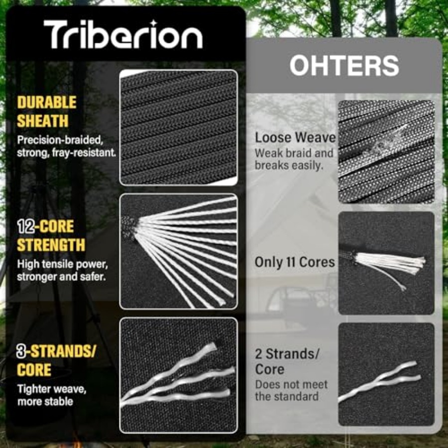 Paracord Rope 750 lb - 1000ft/ - Para Cord 1000Ft ulasan dan harga