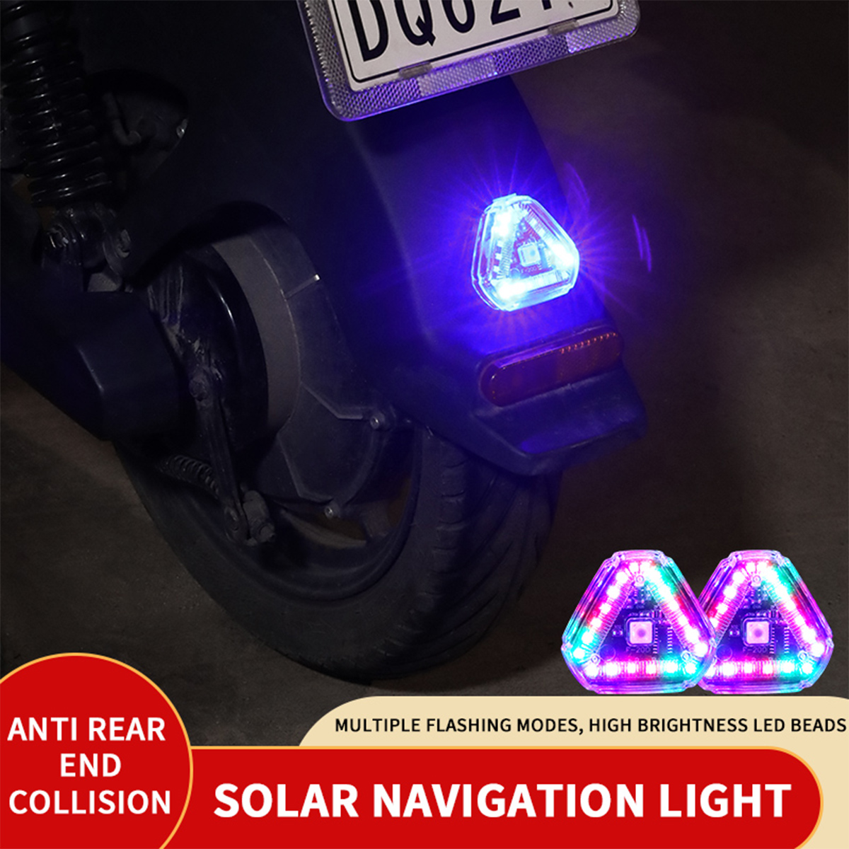 Triangles Solar Power Strobe W - Sos Light Strobe ulasan dan harga