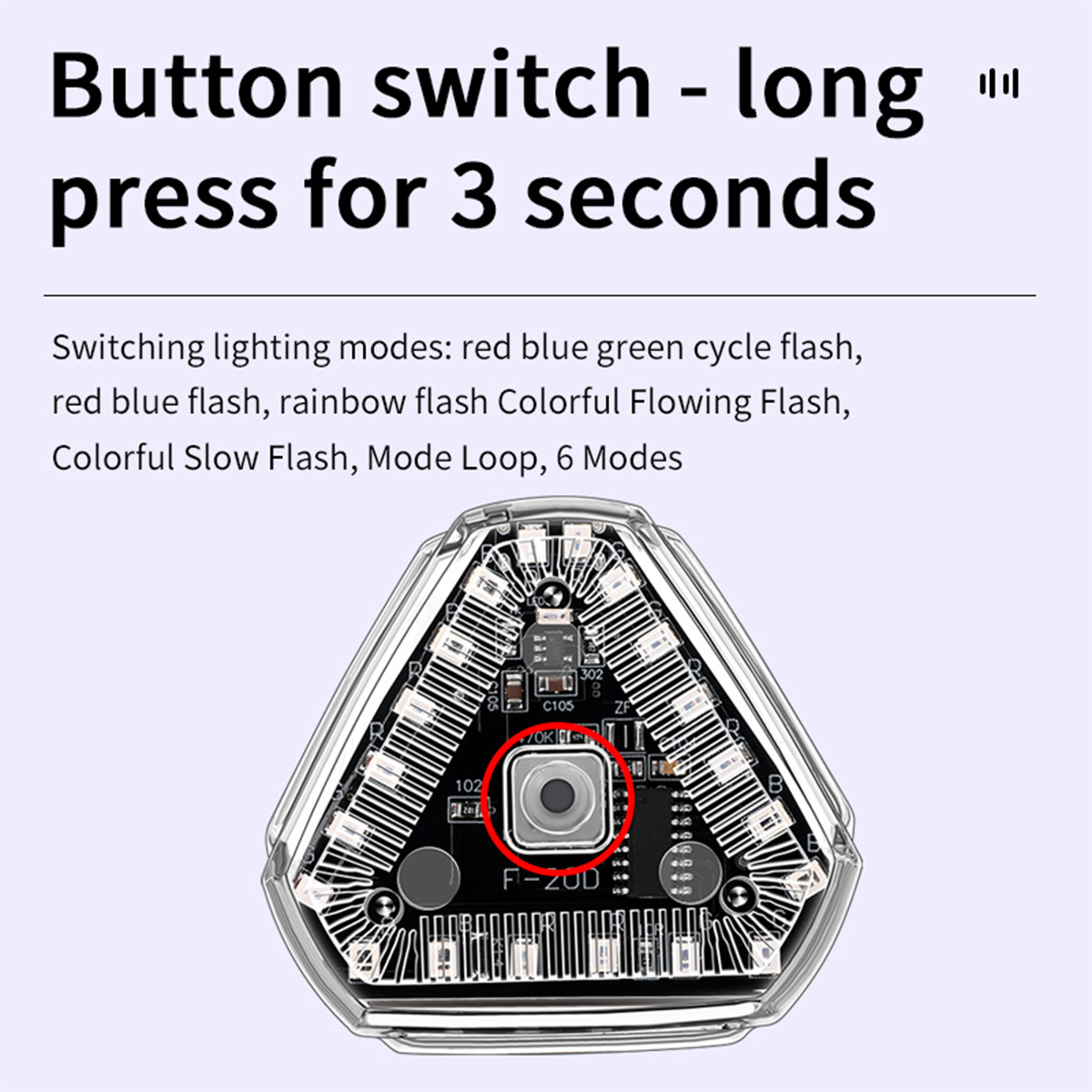 Triangles Solar Power Strobe W - Sos Light Strobe ulasan dan harga