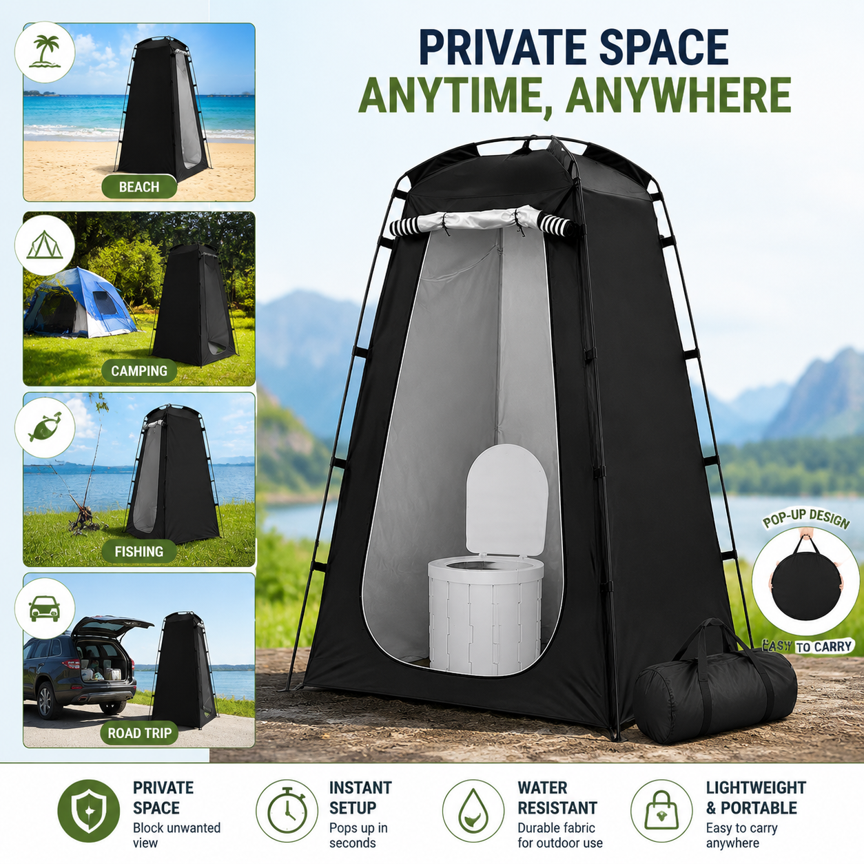 Pop-Up Portable Tent With Fold - Emergency Mylar Tent ulasan dan harga