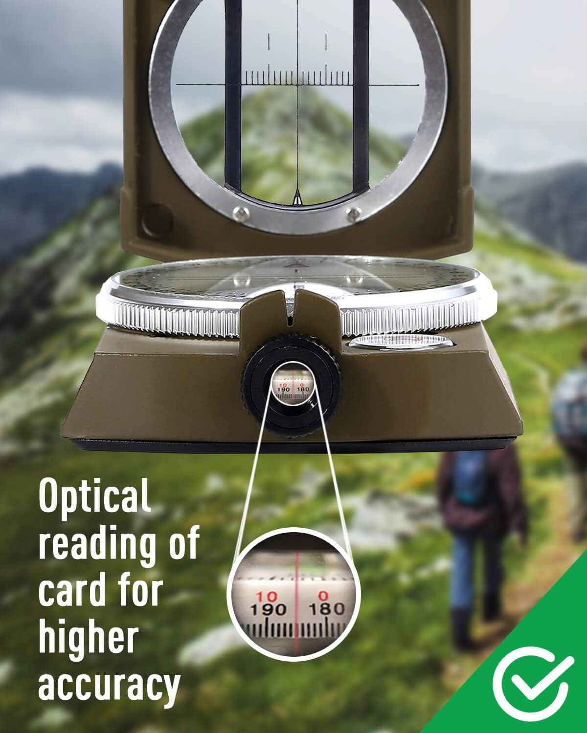 Metal Tactical Survival Milita - Compass Lensatic ulasan dan harga